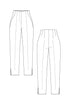 Named Patterns - Tyyni Cigarette Trousers
